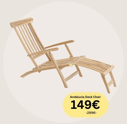 Andalucia Deck Chair CLASSIC TEAK